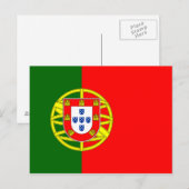 Briefkaart Portugese vlag (Voorkant / Achterkant)