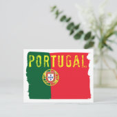 Briefkaart Portugese vlag (Staand voorkant)