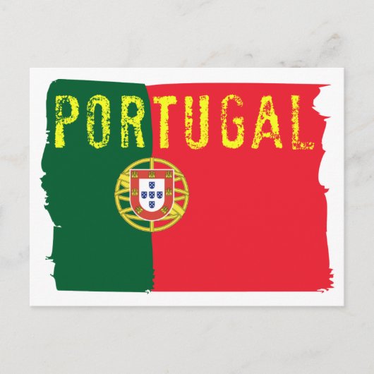 Briefkaart Portugese vlag (Voorkant)