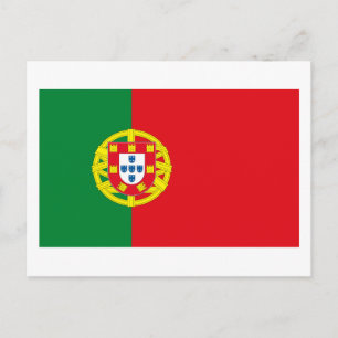 Briefkaart Portugese vlag