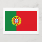 Briefkaart Portugese vlag (Voorkant)