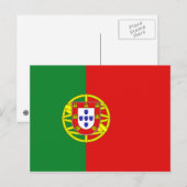 Briefkaart Portugese vlag (Voorkant / Achterkant)