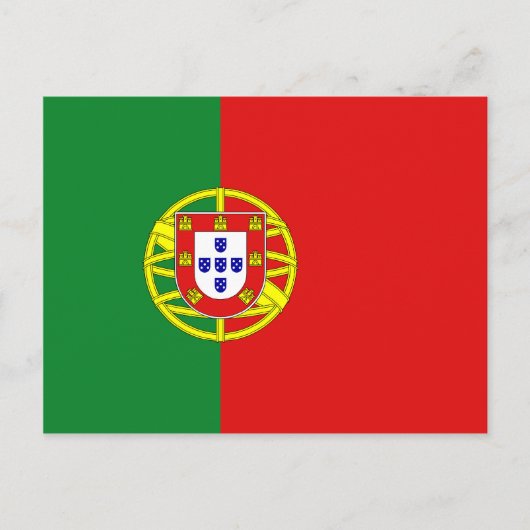Briefkaart Portugese vlag (Voorkant)