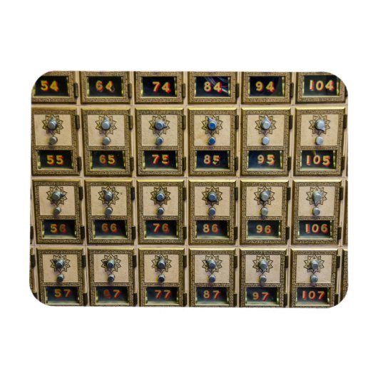 Briefkaart Postcombinatiestakken Magneet (Horizontaal)