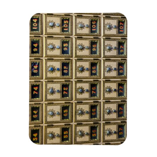 Briefkaart Postcombinatiestakken Magneet (Verticaal)