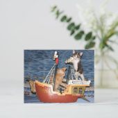 Briefkaart Postcross Pirate Kittens (Staand voorkant)