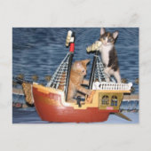 Briefkaart Postcross Pirate Kittens (Voorkant)