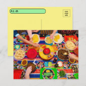 Briefkaart Postcrossover Taco Fiesta (Voorkant / Achterkant)