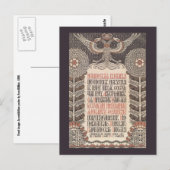 Briefkaart Poster tentoonstelling bilibin (Voorkant / Achterkant)