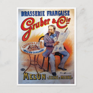 Briefkaart -  Posters van Gruber en Cie