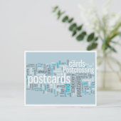Briefkaart "Postkruising blue" (Staand voorkant)
