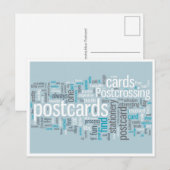 Briefkaart "Postkruising blue" (Voorkant / Achterkant)