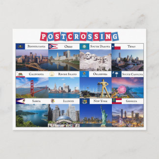 Briefkaart postovergangen