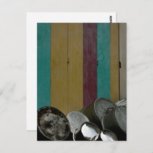 Briefkaart potten en pannen (Voorkant / Achterkant)