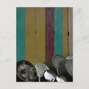 Briefkaart potten en pannen