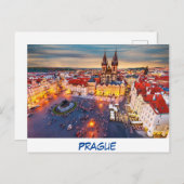 Briefkaart Praag (Voorkant / Achterkant)