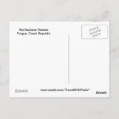 Briefkaart Praag het nationaal theater (Achterkant)