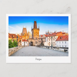 Briefkaart Praag in Tsjechië