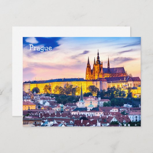 Briefkaart Prague (Voorkant / Achterkant)