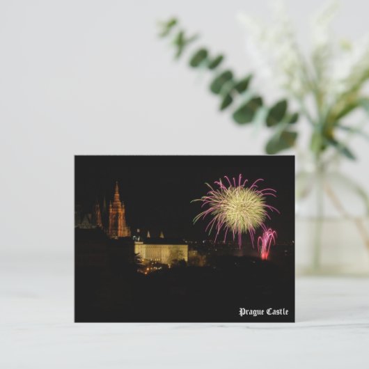 Briefkaart Prague Castle (Staand voorkant)