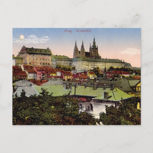 Briefkaart Prague Castle (Voorkant)
