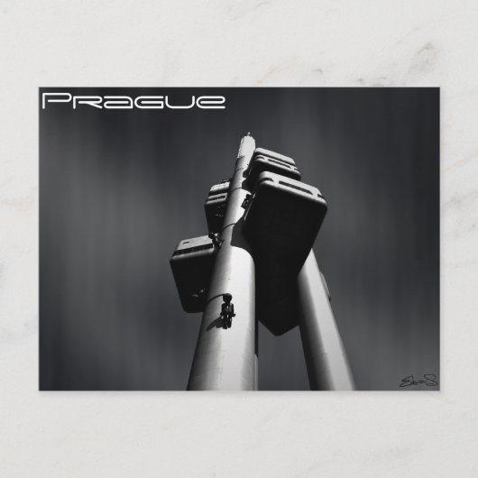 Briefkaart Prague TV Tower (Voorkant)