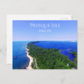 Briefkaart - Presque Isle Erie PA (Voorkant / Achterkant)