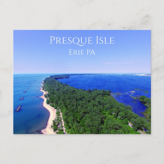 Briefkaart - Presque Isle Erie PA (Voorkant)