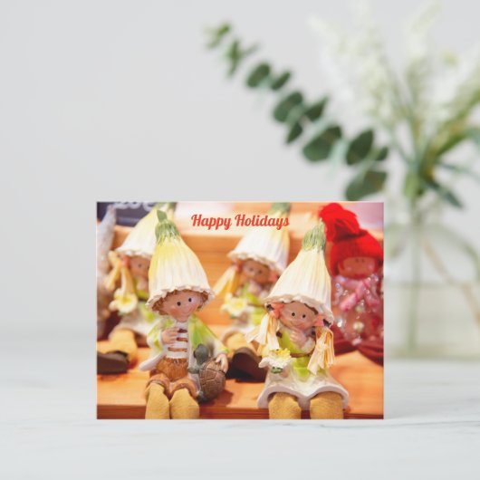 Briefkaart Prettige feestdagen (Staand voorkant)