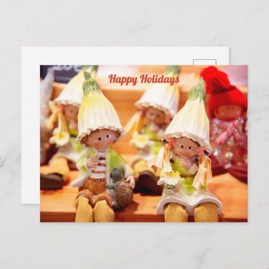 Briefkaart Prettige feestdagen (Voorkant / Achterkant)