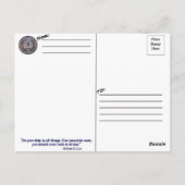 Briefkaart prijsopgave (Achterkant)