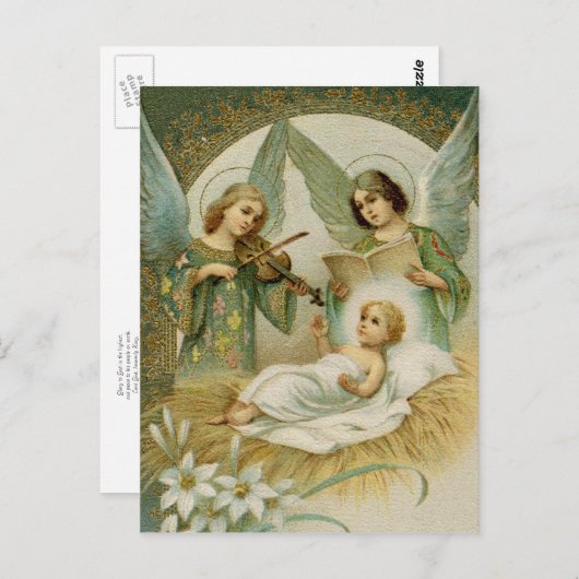 Briefkaart (prijsopgave): Gloria (Voorkant / Achterkant)