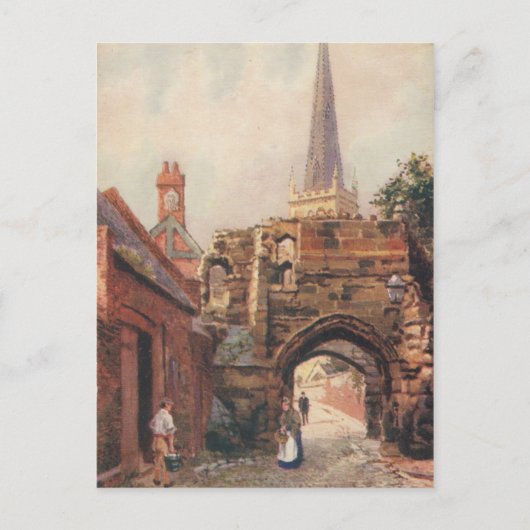 Briefkaart Prins Gate Leicester van Rupert (Voorkant)