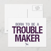 Briefkaart probleemmaker (Voorkant / Achterkant)