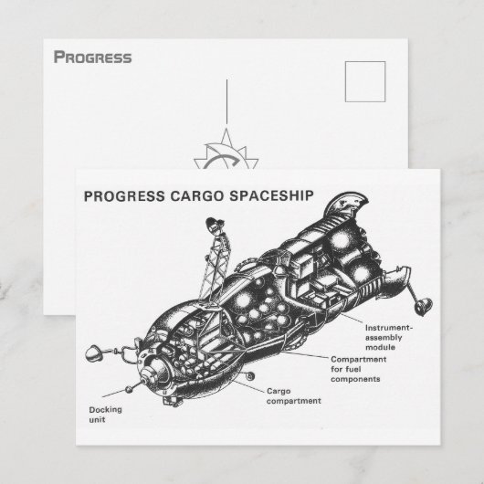 Briefkaart Progress (Voorkant / Achterkant)