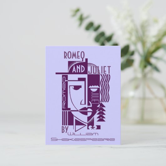 Briefkaart Promo Shakespeare Romeo & Juliet Play P (Staand voorkant)