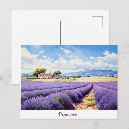 Briefkaart Provence (Voorkant / Achterkant)