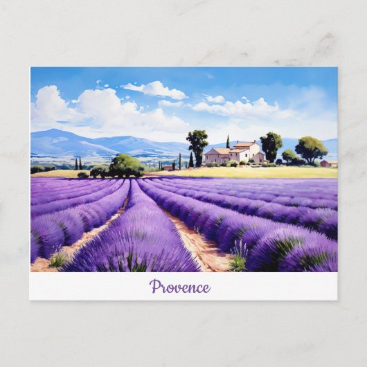 Briefkaart Provence (Voorkant)