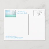Briefkaart, "PROVIDENCIALES ROEPT"/SAILBOAT Briefkaart (Achterkant)