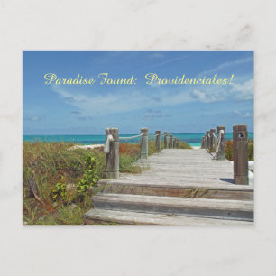 briefkaart/Providenciales/Turks en Caicos/Paradise Briefkaart