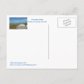 briefkaart/Providenciales/Turks en Caicos/Paradise Briefkaart (Achterkant)