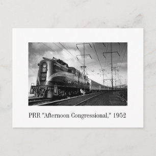 Briefkaart - PRR "Aftermiddagcongressional" 1952