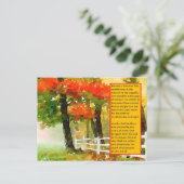 Briefkaart - Psalm 1:1-3 gezouten is het Man (Staand voorkant)