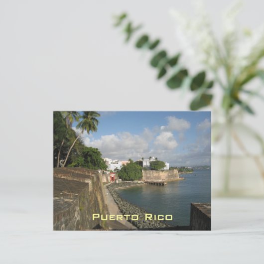Briefkaart Puerto Rico (Staand voorkant)