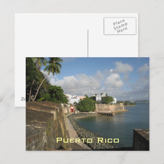 Briefkaart Puerto Rico (Voorkant / Achterkant)