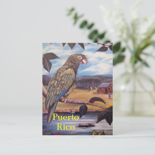 Briefkaart Puerto Rico (Staand voorkant)