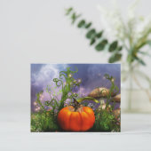 Briefkaart Pumpkin Pixie (Staand voorkant)