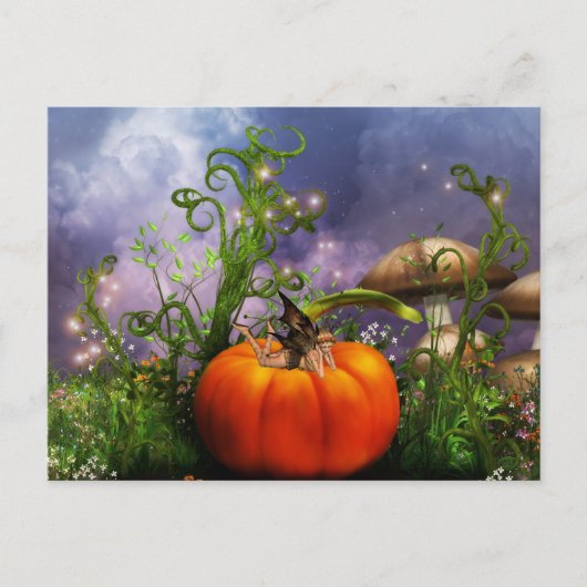 Briefkaart Pumpkin Pixie (Voorkant)