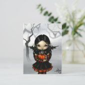 briefkaart "Pumpkin Pixie" (Staand voorkant)