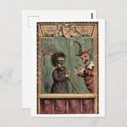 briefkaart "Punch and the Hangman" (Voorkant / Achterkant)